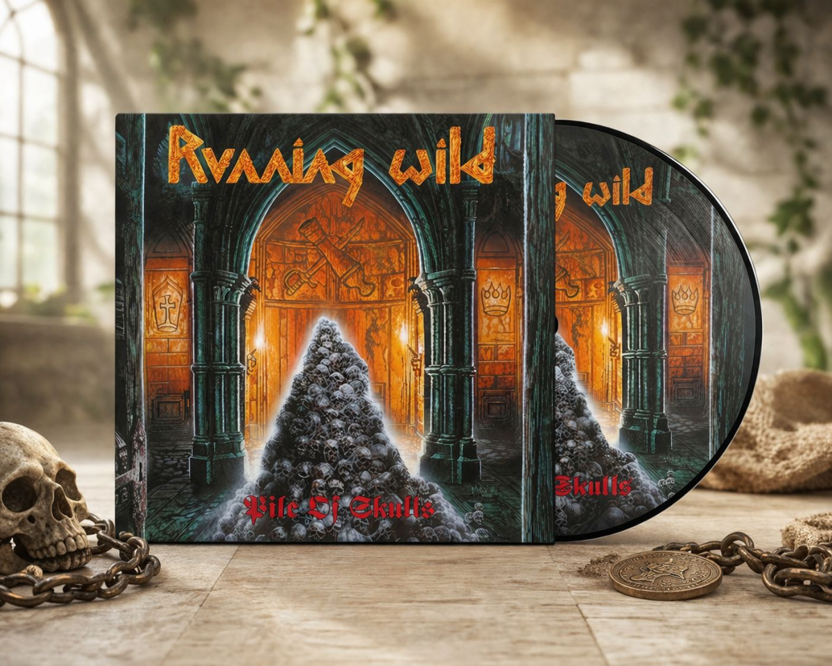 Running Wild Picture LP - Pile of Skulls - signed by Rock`n`Rolf Running Wild Picture LP - Pile of Skulls - signed by Rock`n`Rolf